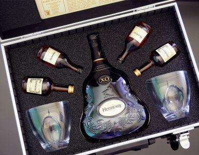 Geschenkkoffer Hennessy XO AL Koffer Contraband
