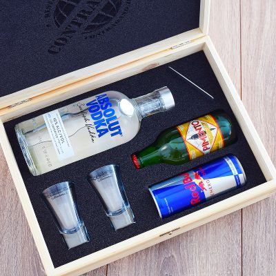 Geschenkbox Absolut Vodka Set Contraband