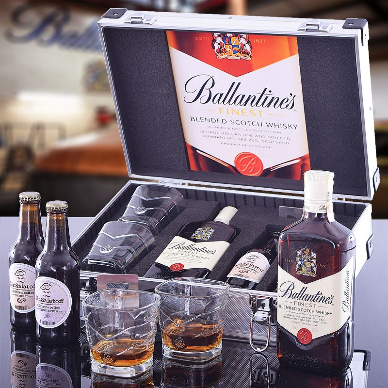 Ballantine's AL Koffer Contraband originelles Geschenk für Männer