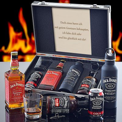 Jack Daniel's Fire AL Kufr Contraband originelles Geschenk für Männer