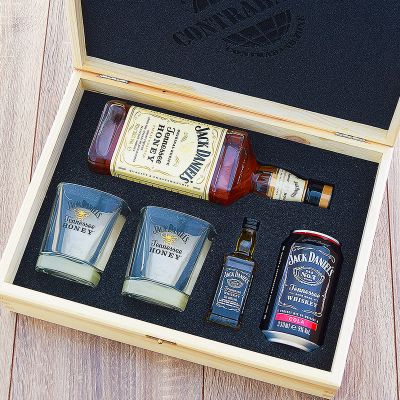 Geschenkbox Jack Daniel's Honey Set Contraband