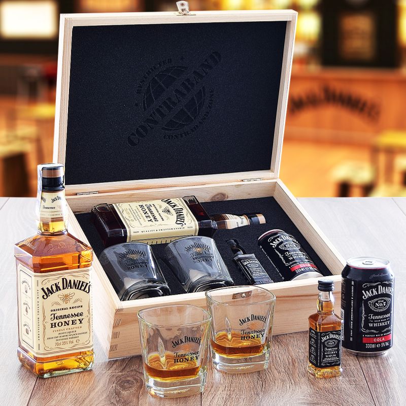 Jack Daniel's Honey Set Contraband originelles Geschenk für Männer