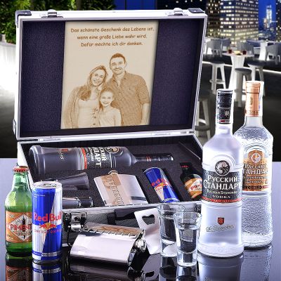 Russian Standard AL Koffer Contraband originelles Geschenk für Männer